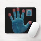 Tapis De Souris Tapis rat impressions digitales (Avec souris)