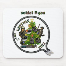 Tapis souris Lan de Noël soldat Ryan