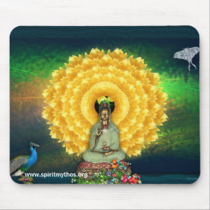 Tapis De Souris Tapisserie de mur de Kuan Yin