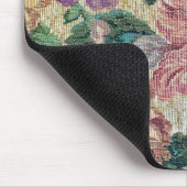 Tapis De Souris tapisserie florale rétro (Coin)