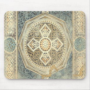 Tapis De Souris Tapisserie ornementale avec le dessin géométrique