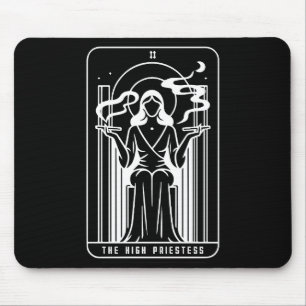 Tapis De Souris Tarot Haute Prêtesse Femme Mauvaise Mauvaise Mauva