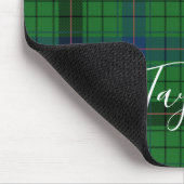 Tapis De Souris Tartan Davidson Plaid Blue Green Personalized (Coin)