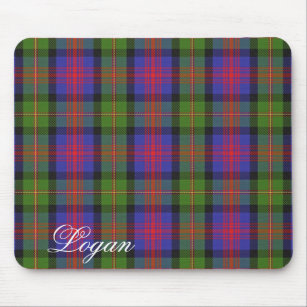 Tapis De Souris Tartan écossais majestueux de Logan de clan