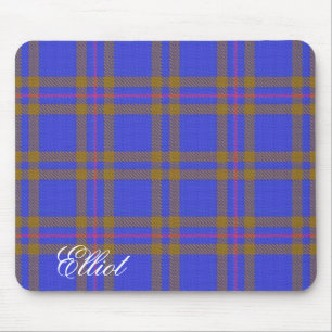 Tapis De Souris Tartan écossais majestueux d'Elliot de clan