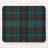 Tapis De Souris Tartan en bleu, orange, vert... (Devant)