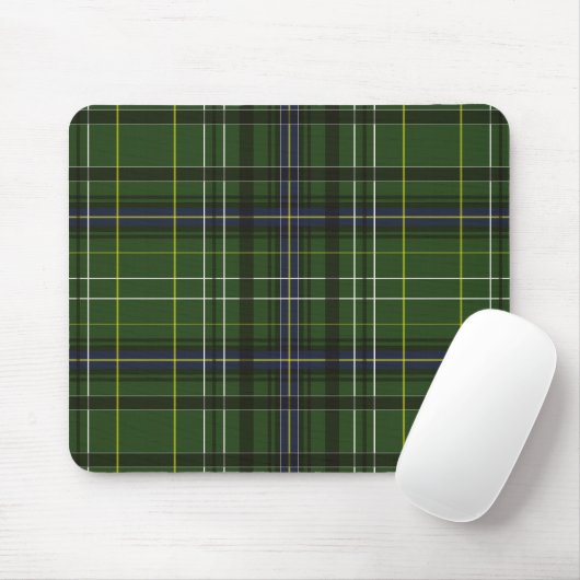 Tapis De Souris Tartan en vert (Avec souris)
