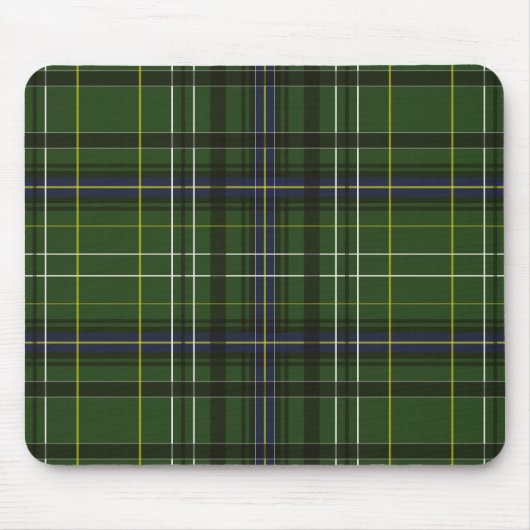 Tapis De Souris Tartan en vert (Devant)