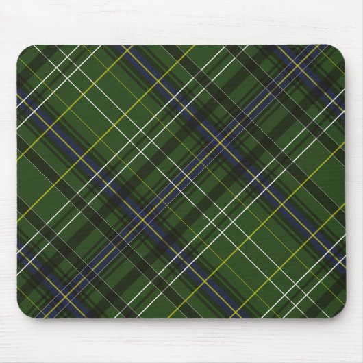 Tapis De Souris Tartan en vert (Devant)