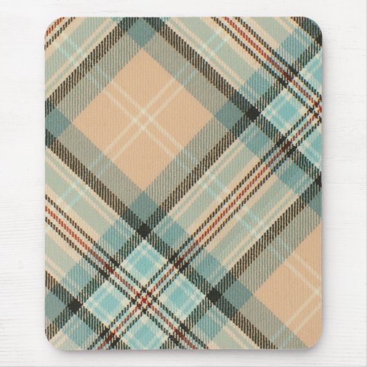 Tapis De Souris Tartan rose Mousepad de McAleer Diana (Devant)