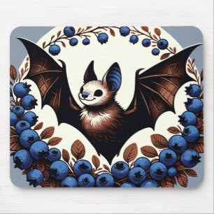 Tapis De Souris Tarte à la chauve-souris Fruit Pie Fruit Bats