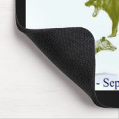 Tapis de souris tasmanien de Thylacine de tigre (Coin)