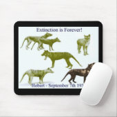 Tapis de souris tasmanien de Thylacine de tigre (Avec souris)