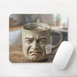 Tapis De Souris Tasse drôle avec sachet de thé et texte