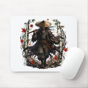 Tapis De Souris Tasse Mystique Ronin Errant   Guerrier Samouraï en
