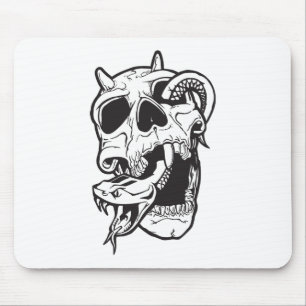 Tapis De Souris Tatouage crâne
