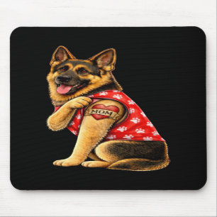 Tapis De Souris Tatouage de maman Berger allemand