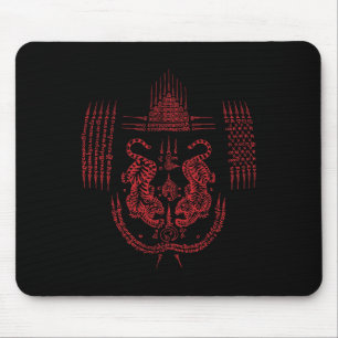 Tapis De Souris Tatouage de Sak Yant de boxe thaïlandaise Muay Tha