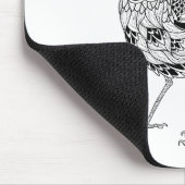 Tapis De Souris Tatouage d'oiseau (Coin)