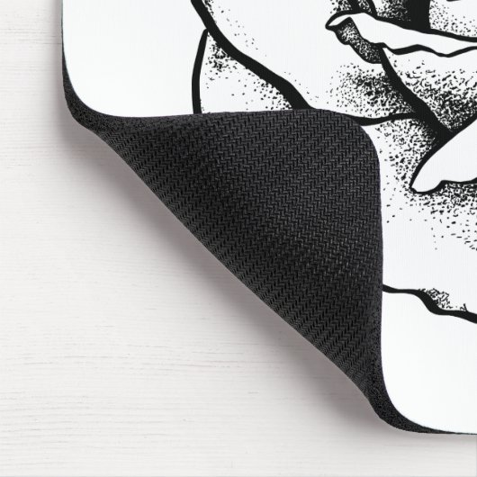 Tapis De Souris tatouage rose (Coin)