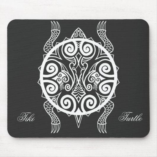 Tapis De Souris Tatouage Tiki Turtle (Devant)