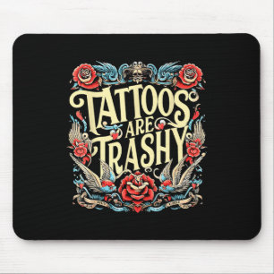 Tapis De Souris Tatouages D'Artiste Du Tatouage D'Humour Drôle Son