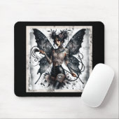 Tapis De Souris Tatouages et fouets de fées gothiques de beauté so (Avec souris)