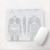 Tapis De Souris Tatouer d'Igorrote (Avec souris)
