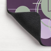 Tapis De Souris Tattoos | Marque Bohémienne violet verte (Coin)