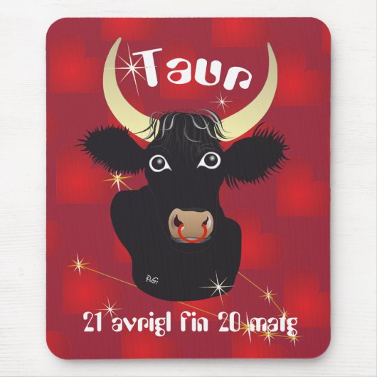 Tapis De Souris Taur 21 avrigl fin 20 matg (Devant)