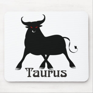 Tapis De Souris Taureau lunatique Mousepad