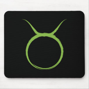 Tapis De Souris TAUREAU Taureau Vert Astrologie Zodiaque Avril Mai