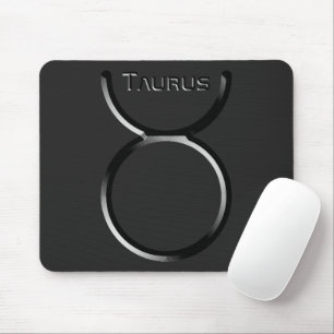Tapis De Souris TAURUS, Conception abstraite du signe zodiaque,