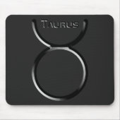 Tapis De Souris TAURUS, Conception abstraite du signe zodiaque, (Devant)