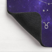 Tapis De Souris Taurus pourpre zodiaque | Horoscope d'astrologie c (Coin)