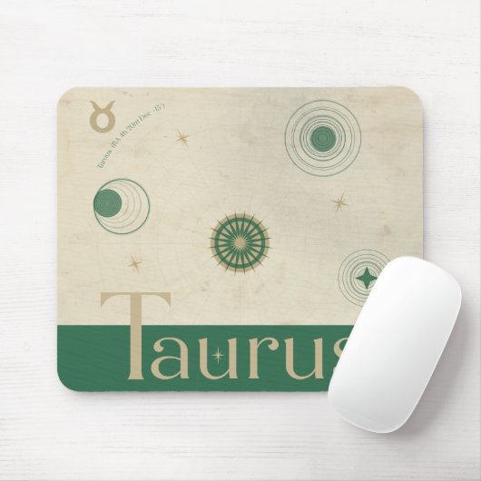 Tapis De Souris Taurus Zodiac Mousepad (Avec souris)