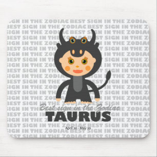 Tapis De Souris Taurus Zodiac pour enfants