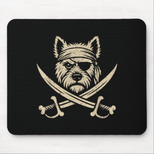 Tapis De Souris Taux vintage West Highland White Terrier Crossonne