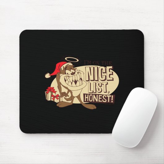 Tapis De Souris Taz Im On The Nice List (Avec souris)