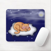 Tapis De Souris -TBA - Kitty dormant (Avec souris)