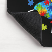 Tapis De Souris Teach Accept Love Understand Autism Support Autism (Coin)