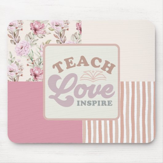 Tapis De Souris Teach Love Inspire (Devant)