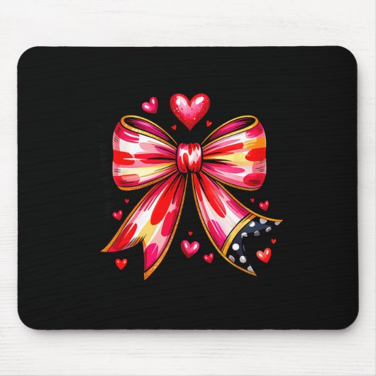 Tapis De Souris Teaching Is A Work Of Heart Pencil Bow Teacher Val (Devant)