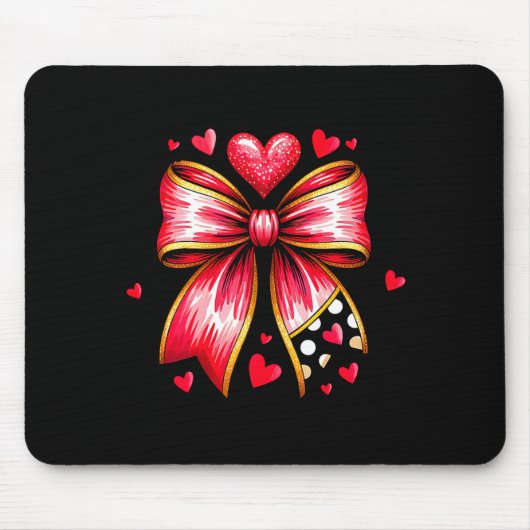 Tapis De Souris Teaching Is A Work Of Heart Pencil Bow Teacher Val (Devant)