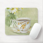 Tapis De Souris teacup antique avec marguerites (Avec souris)