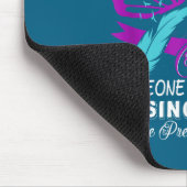 Tapis De Souris Teal And Purple Ribbon Suicide Prevention Awarenes (Coin)