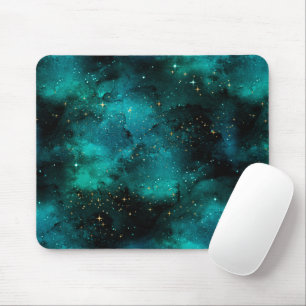 Tapis De Souris Teal galaxy Series Design 1