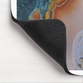 Tapis De Souris Teal translucide et agate de rouille (Coin)