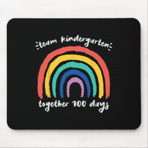 Tapis De Souris Team Kindergarten Together 100 Jours Rainbow Teach