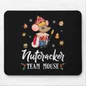 Tapis De Souris Team Mouse Nutcracker Noël Danse Amusante Soldat (Devant)
